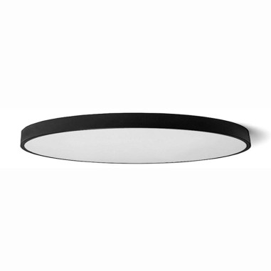 Plafón led extra grande negro