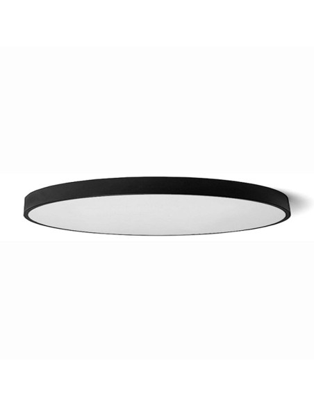 Plafón led extra grande negro