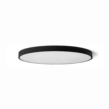 Plafón led 80 cm negro