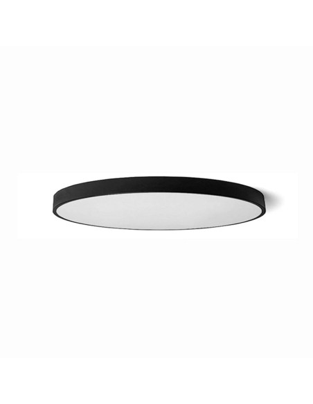 Plafón led 80 cm negro
