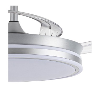 Ventilador de Techo Plata Doble Altura