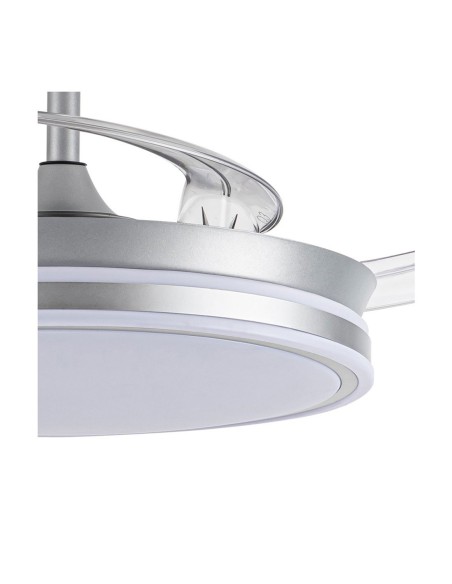 Ventilador de Techo Plata Doble Altura