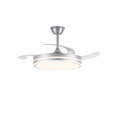 Ventilador de Techo Plata Doble Altura