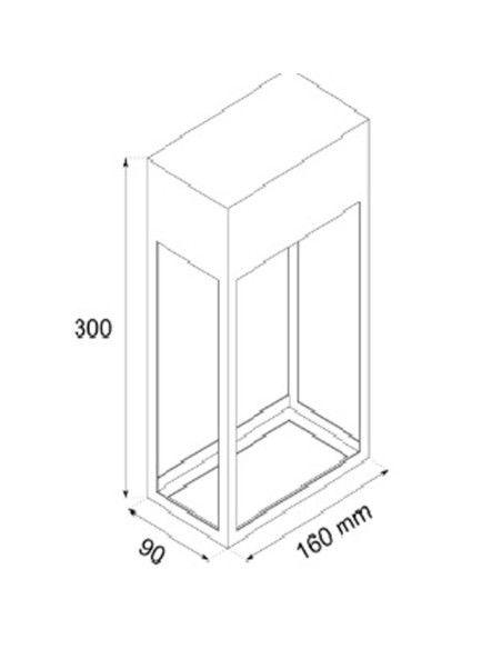 Aplique Exterior IP65 IK06 Blanco