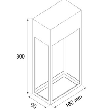 Aplique Exterior IP65 IK06 Gris...