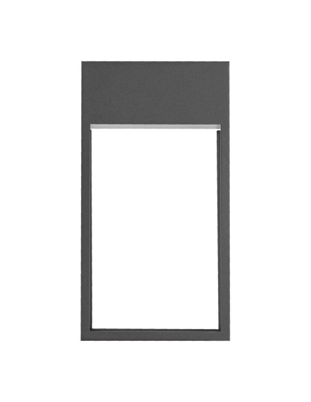 Aplique Exterior IP65 IK06 Gris Antracita