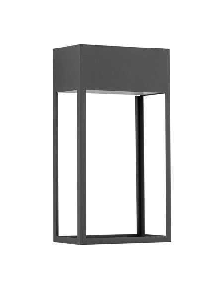 Aplique moderno exterior gris antracita