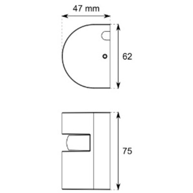 Aplique Iluminaventanas Gris Antracita