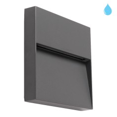 Aplique exterior gris alta luminosidad