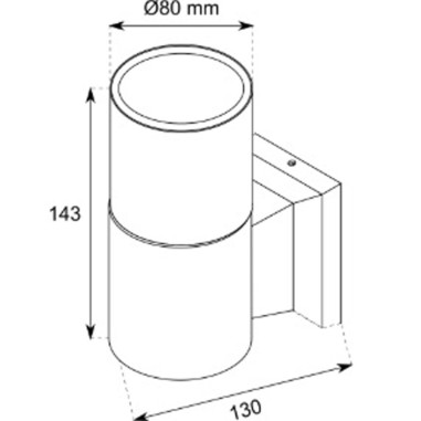 Aplique Decorativo Exterior