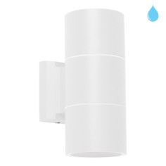 Aplique blanco doble iluminación IP65