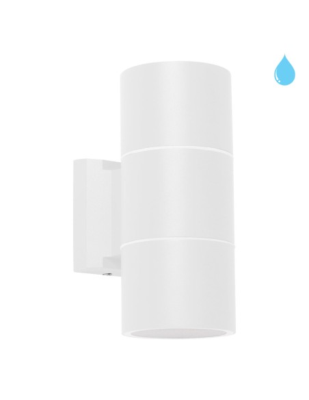 Aplique blanco doble iluminación IP65