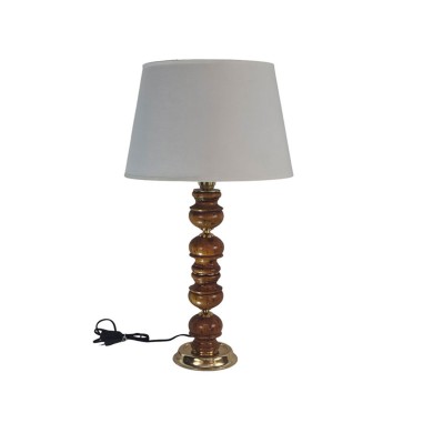 Lámpara Rinconera Madera Picada Rondeña