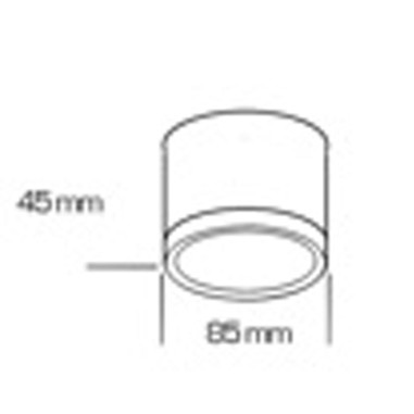 Down Light Led Superficie Fijo