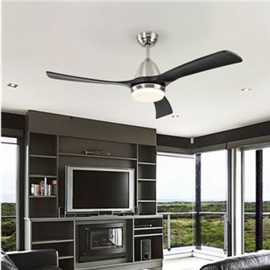 Ventilador Madera Schuller Negro Y...