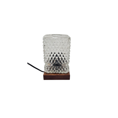 Lámpara Sobremesa Mini Cristal Talla
