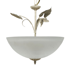 Lámpara con Hojas Crema...