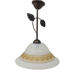 Lámpara de Techo Forja Hoja...