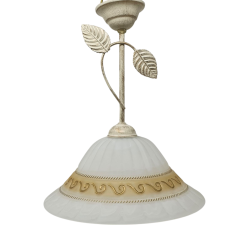 Lámpara Colgante Forja Hoja...