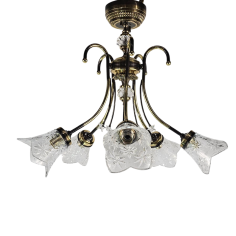 Lámpara de Techo Dorada