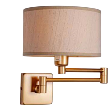 Aplique Americano con Interruptor Doble Brazo