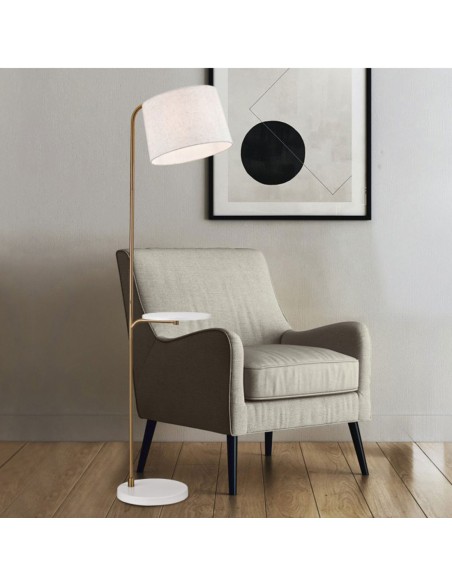 Lámpara de suelo con mesa barata