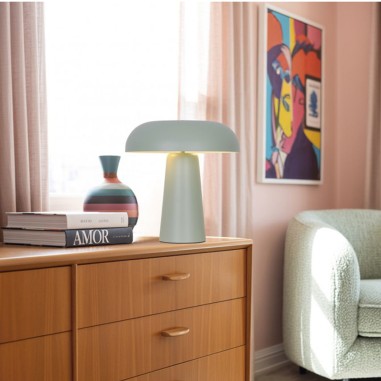 Lámpara de Mesa Metal Fantasía Verde