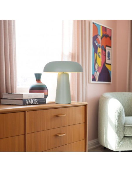 Lámpara de Mesa Metal Fantasía Verde