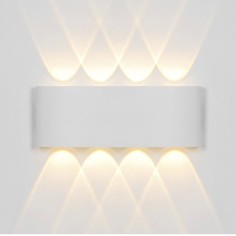 Oferta aplique exterior blanco doble luz