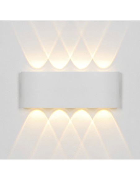 Oferta aplique exterior blanco doble luz
