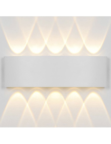Aplique doble iluminación 9W Blanco IP54