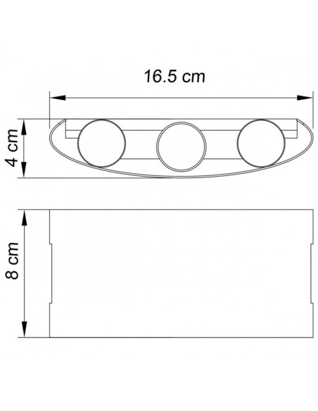Iluminación Exterior Decorativa Negra IP54