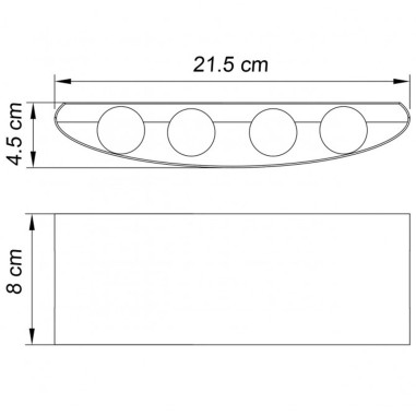 Aplique doble iluminación Exterior...