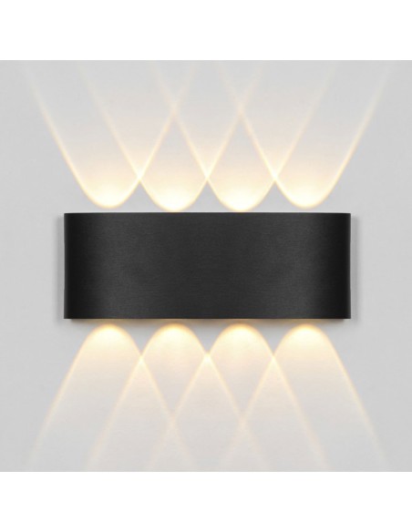 Aplique para exterior con luz cálida