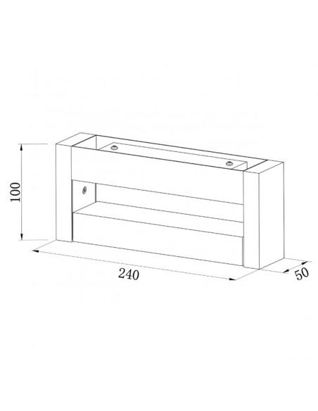 Iluminación Exterior Led Negra Cabezal Orientable