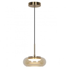 Lámpara de techo led cristal ámbar