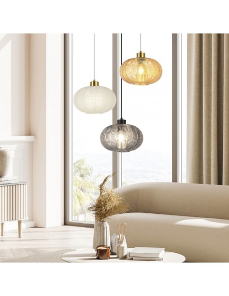 Lámpara Cristal Espiga Opal