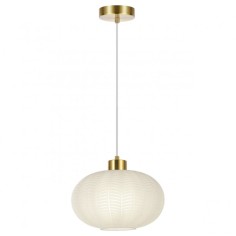 Lámpara de techo cristal espiga opal