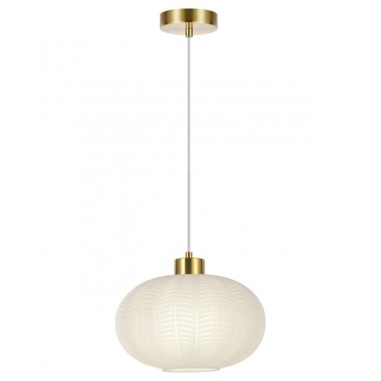 Lámpara de techo cristal espiga opal