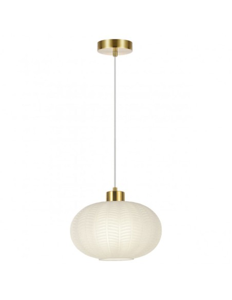 Lámpara de techo cristal espiga opal