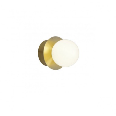 Plafón de Techo Latón con Bola Opal