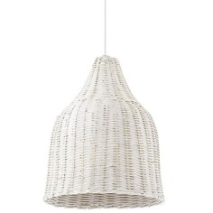 Lámpara mimbre Haunt blanca