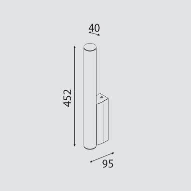 Aplique Espejo Baño Antiga Dorado 4000K