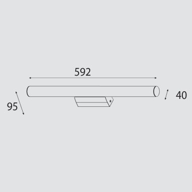 Antiga Mantra Negro Aplique Led Aseo...