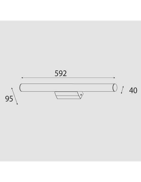 Antiga Mantra Dorado Aplique Led Aseo 3000K