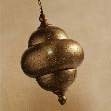 Colgante Moruno Calado Dorado