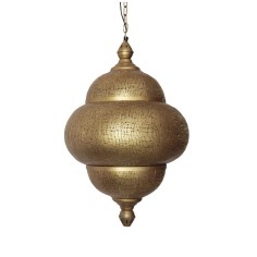 Farol marroquí dorado