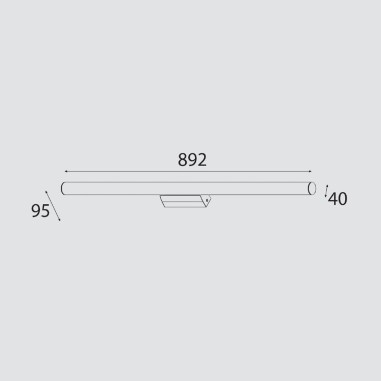 Aplique de Pared Antiga Led Dorado WC...