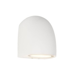 Aplique exterior Baldy blanco