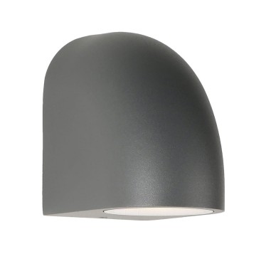 Aplique Baldy gris oscuro